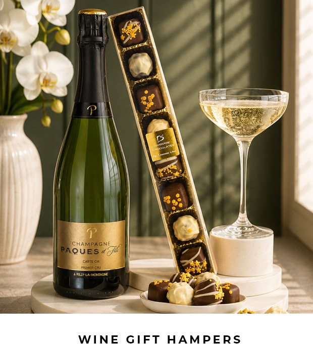 Red and white wine gift hampers with UK delivery